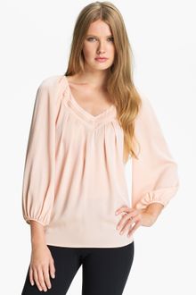 Diane Von Furstenberg Cahil Stretch Silk Blouse - Lyst