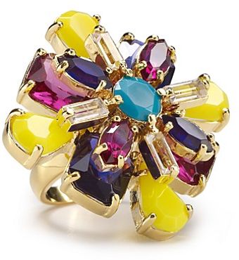 Kate Spade Kaleidoscope Floral Ring - Lyst