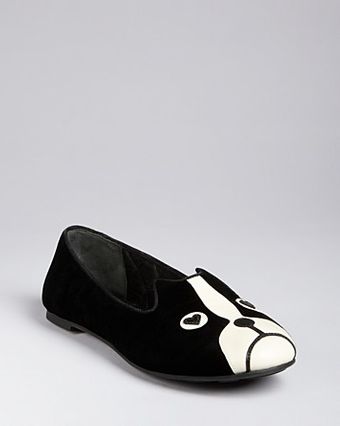 Marc By Marc Jacobs Smoking Flats Velvet Shorty Loafers - Lyst