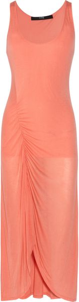 Cut25 Ruched Jersey Maxi Dress - Lyst