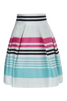 Jane Norman Stripe Full Skirt - Lyst