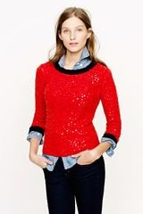 J.Crew Scattered Sequin Sweater