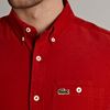 Lacoste Slim Fitted Pocket Detail Shirt in Red for Men - Lyst