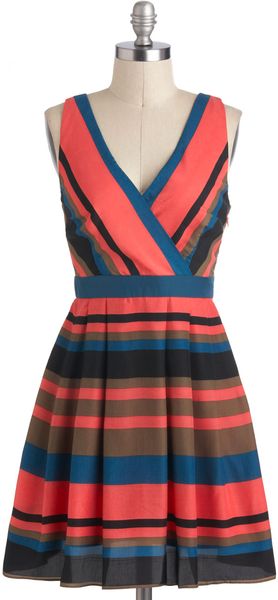 ModCloth Party and Parcel Dress - Lyst