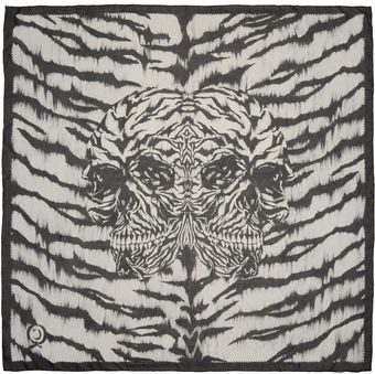 Alexander McQueen Square Scarf - Lyst