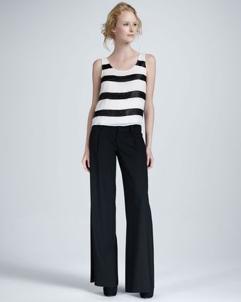 Alice + Olivia Eric Wideleg Pants - Lyst