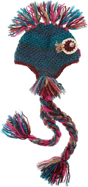 Anna Sui Embellished Knitted Owl Hat - Lyst