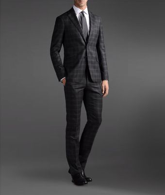 Armani Two Button Suit - Lyst