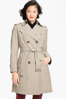 Calvin Klein Double Breasted Trench Coat - Lyst