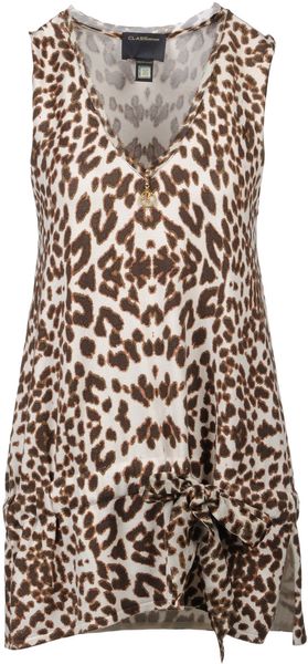 Class Roberto Cavalli Sleeveless Sweater - Lyst