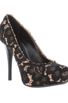 Dolce & Gabbana Lace Print Pump - Lyst