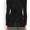 Donna Karan New York Draped Jersey Top in Black - Lyst