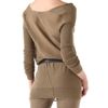 Donna Karan New York Long Sleeve Sweater in Khaki - Lyst