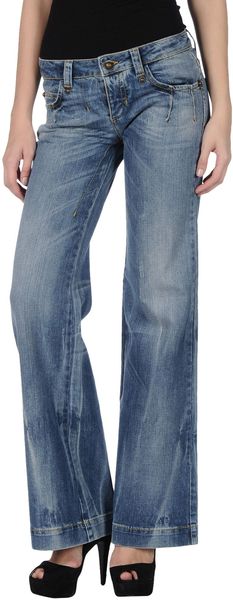 Frankie Morello Denim Pants - Lyst