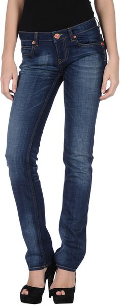 Frankie Morello Denim Pants - Lyst