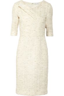 Oscar de la Renta Metallic Flecked Tweed Dress - Lyst