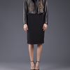 Ralph Lauren Embroidered Motorcycle Jacket in Black - Lyst