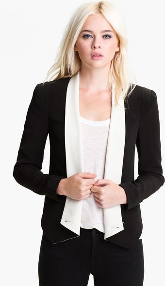 Rebecca Minkoff Becky Silk Jacket - Lyst
