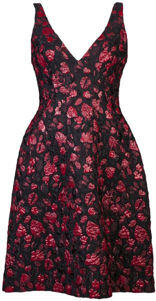Thakoon Seamed Vneck Dress - Lyst