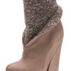 Vic Matie' Mixed Platform Booties in Brown (mud) - Lyst