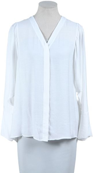 Yigal Azrouel Long Sleeve Shirt - Lyst