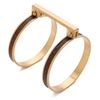 A.l.c. Exotic Handcuff Bracelet in Gold - Lyst