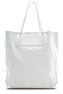 Alexander Wang Prisma Embossed Croc Tote - Lyst