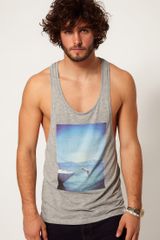 Asos Asos Vest with Photographic Print