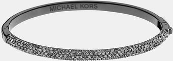 Michael by Michael Kors Camille Pavé Hinged Bangle - Lyst