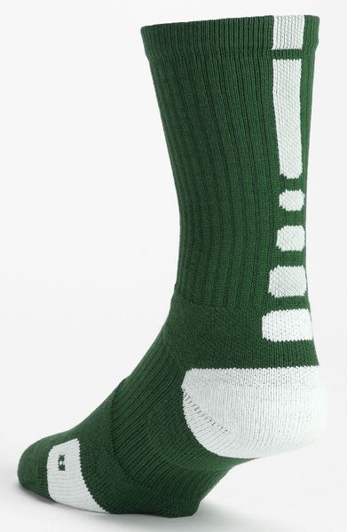 nike elite basketball socks green