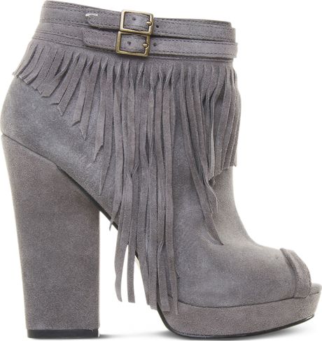 nine west grey suede boots