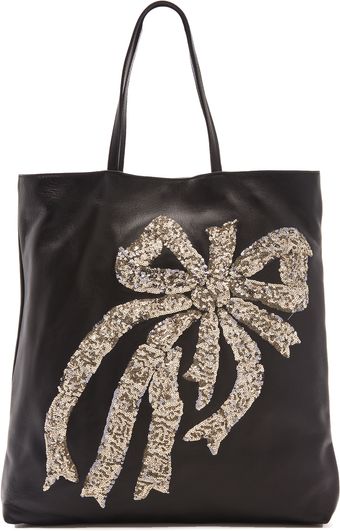 RED Valentino Sequined Shoulder Bag - Lyst