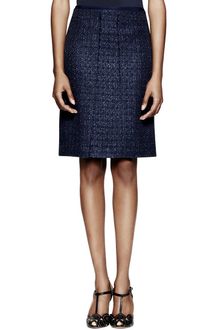 Tory Burch Jackson Tweed Skirt - Lyst