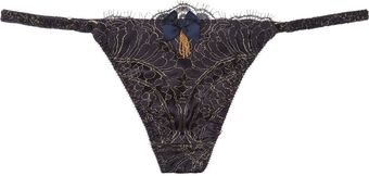 Agent Provocateur Cordeliyah Lace and Satin Thong - Lyst
