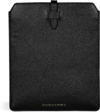 Burberry Textured Black Leather Tuffley Ipad Case - Lyst