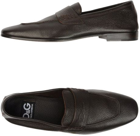D&g Moccasins in Brown for Men - Lyst