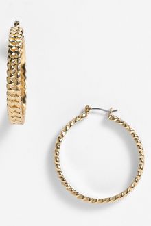 Marc By Marc Jacobs Toggles Turnlocks Hoop Earrings - Lyst