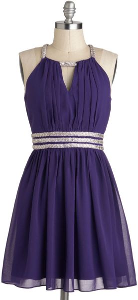 ModCloth Royal Purple Dreams Dress - Lyst
