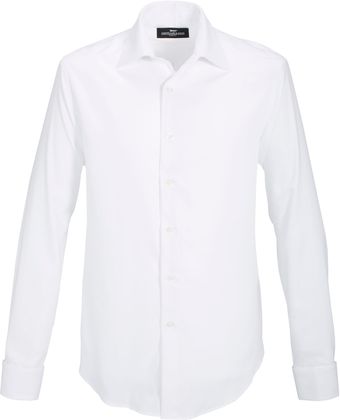 Paul Costelloe White Twill Slim Fit Shirt - Lyst