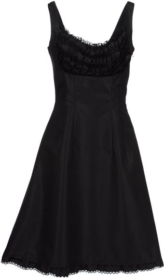 Prada Short Dress - Lyst