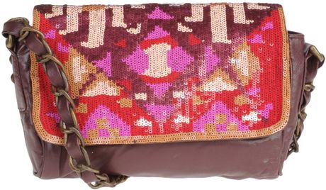Batik Bags on Antik Batik Small Leather Bag In Purple Maroon Lyst