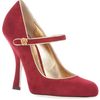 Dolce & Gabbana Midheel Buckle Pump in Red - Lyst
