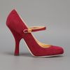 Dolce & Gabbana Midheel Buckle Pump in Red - Lyst