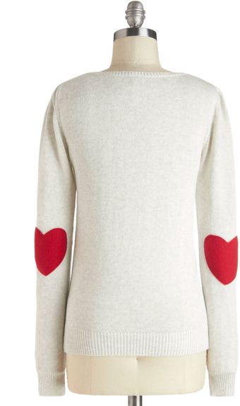 ModCloth Were Young At Heart Sweater - Lyst