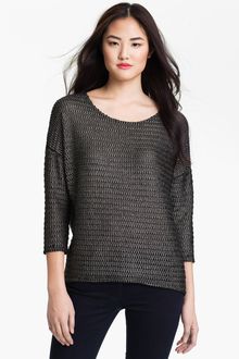 Two By Vince Camuto Metallic Knit Sweater - Lyst