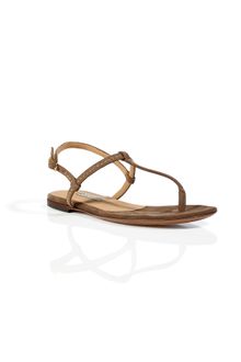 L'Autre Chose Warm Taupe Studded Suede Sandals - Lyst