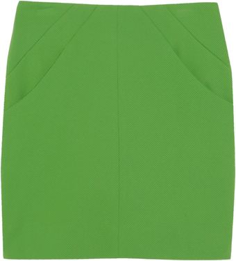 Diane Von Furstenberg Camisha Pleated Twill Mini Skirt - Lyst