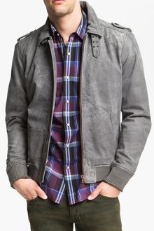 Diesel Lacco Leather Jacket - Lyst