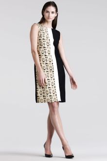 Giambattista Valli Mixed-media Shift Dress - Lyst