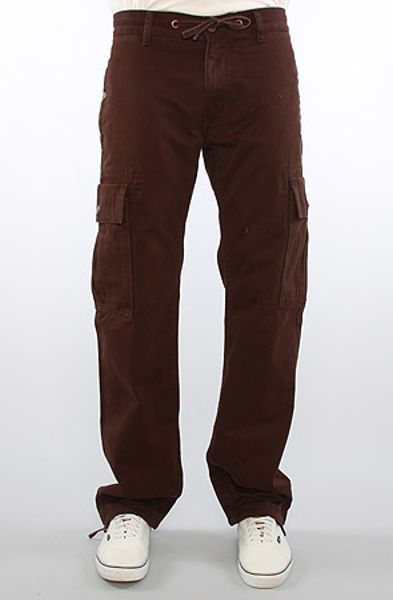 brown leather cargo pants